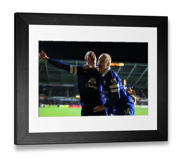 Framed Print : Everton's Double Victory: Ross Barkley Scores the Decisive Goals Against Swansea City in the Barclays Premier League (December 22, 2013) Framed Print : Everton's Double Victory: Ross Barkley Scores the Decisive Goals Against Swansea City in the Barclays Premier League (December 22, 2013)