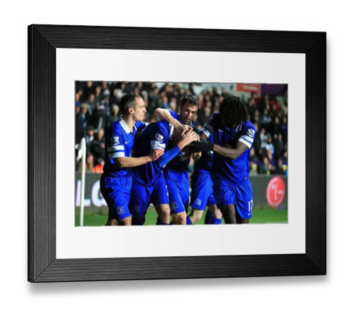 Framed Print : Ross Barkley's Double Strike: Everton's Thrilling 2-1 Victory Over Swansea City (December 22, 2013) Framed Print : Ross Barkley's Double Strike: Everton's Thrilling 2-1 Victory Over Swansea City (December 22, 2013)
