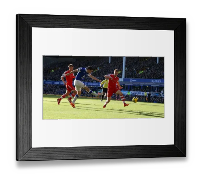 Framed Print : Everton's Seamus Coleman Scores Game-Winning Goal vs. Southampton (December 29, 2013, Barclays Premier League) Framed Print : Everton's Seamus Coleman Scores Game-Winning Goal vs. Southampton (December 29, 2013, Barclays Premier League)
