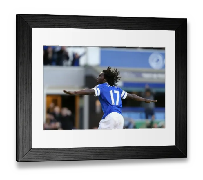 Framed Print : Romelu Lukaku's Double: Everton's Comeback Against Southampton (2-1), Goodison Park (12 / 29 / 2013) Framed Print : Romelu Lukaku's Double: Everton's Comeback Against Southampton (2-1), Goodison Park (12 / 29 / 2013)