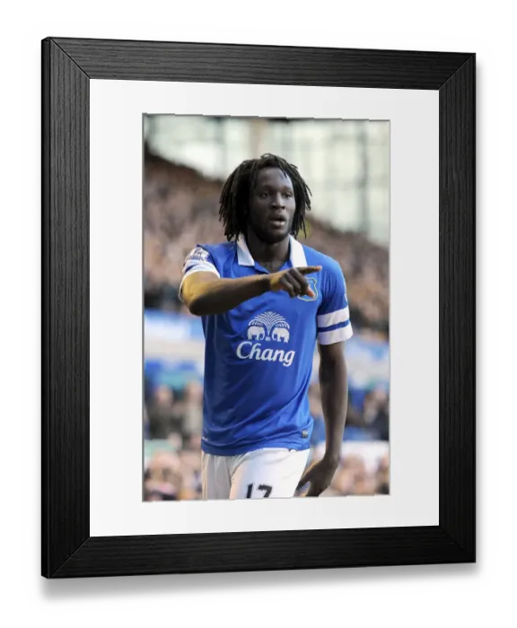 Framed Print : Romelu Lukaku's Brace: Everton's Win Against Southampton in Premier League (December 29, 2013 - Everton 2-1 Southampton, Goodison Park) Framed Print : Romelu Lukaku's Brace: Everton's Win Against Southampton in Premier League (December 29, 2013 - Everton 2-1 Southampton, Goodison Park)