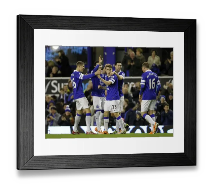 Framed Print : Seamus Coleman's Strike: Everton's Fourth Goal Secures FA Cup Victory over Queens Park Rangers (4-0) Framed Print : Seamus Coleman's Strike: Everton's Fourth Goal Secures FA Cup Victory over Queens Park Rangers (4-0)