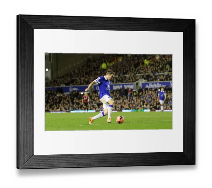 Framed Print : Seamus Coleman's Stunner: Everton's Dominant 4-0 FA Cup Victory over Queens Park Rangers (January 4, 2014)