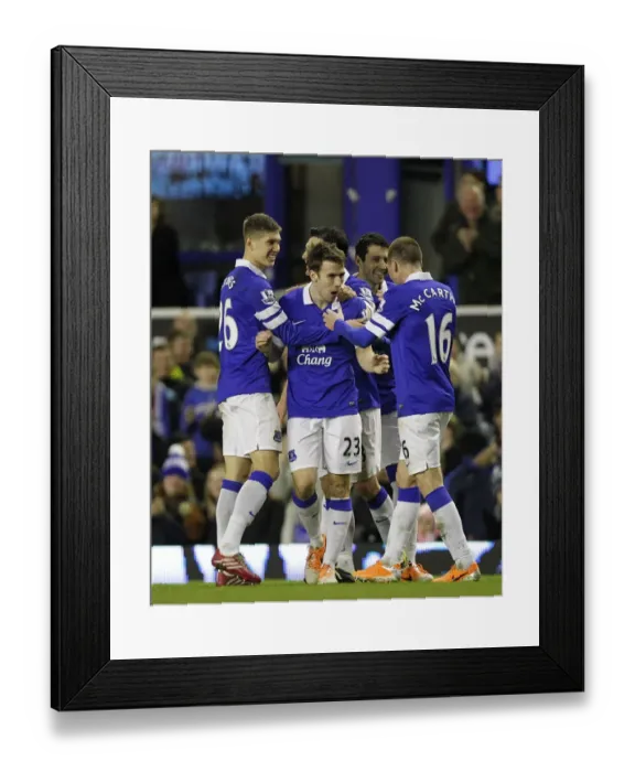 Framed Print : Everton's Seamus Coleman Scores Fourth Goal: FA Cup Victory over Queens Park Rangers (4-0) Framed Print : Everton's Seamus Coleman Scores Fourth Goal: FA Cup Victory over Queens Park Rangers (4-0)