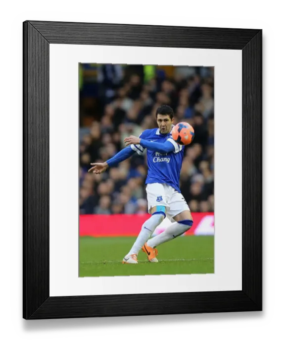Framed Print : Everton's FA Cup Triumph: Antolin Alcaraz's Dominant Performance (4-0 vs. Queens Park Rangers)