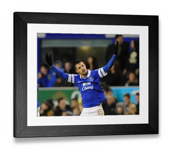 Framed Print : Mirallas Double: Everton's Triumph Over Norwich City (11-01-2014) Framed Print : Mirallas Double: Everton's Triumph Over Norwich City (11-01-2014)