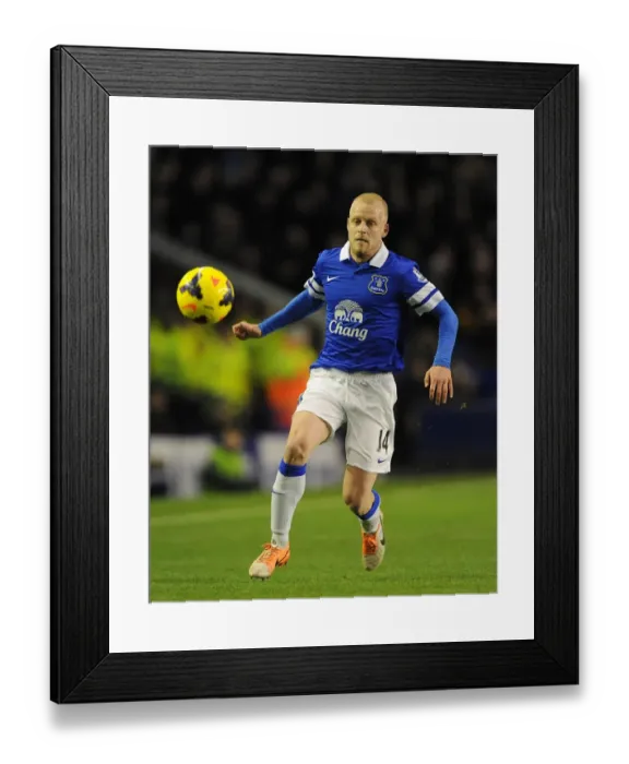 Framed Print : Steven Naismith Scores Duo: Everton's Victory Over Norwich City (11-01-2014) Framed Print : Steven Naismith Scores Duo: Everton's Victory Over Norwich City (11-01-2014)