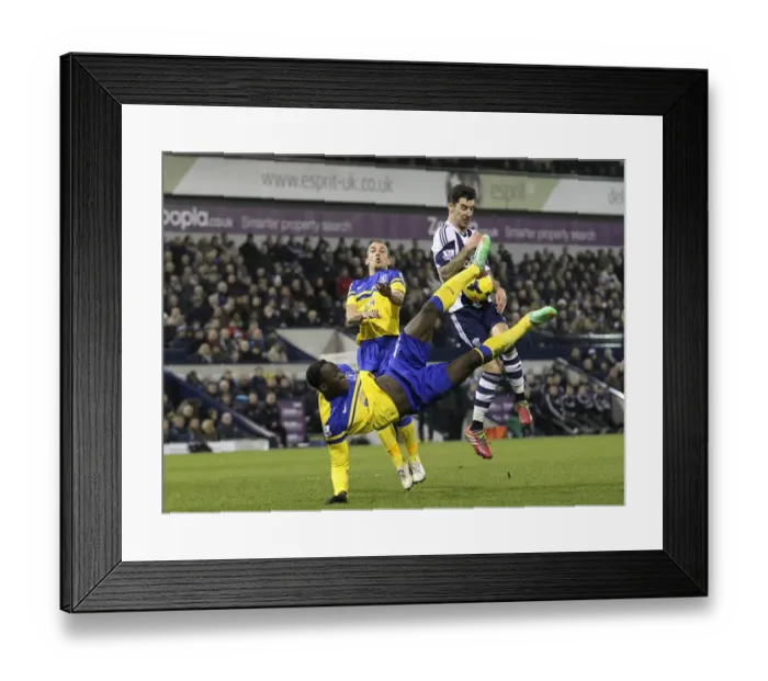 Framed Print : Everton's Lukaku Scores Epic Overhead Kick Against West Bromwich Albion: A Premier League Rivalry (20-01-2014) Framed Print : Everton's Lukaku Scores Epic Overhead Kick Against West Bromwich Albion: A Premier League Rivalry (20-01-2014)