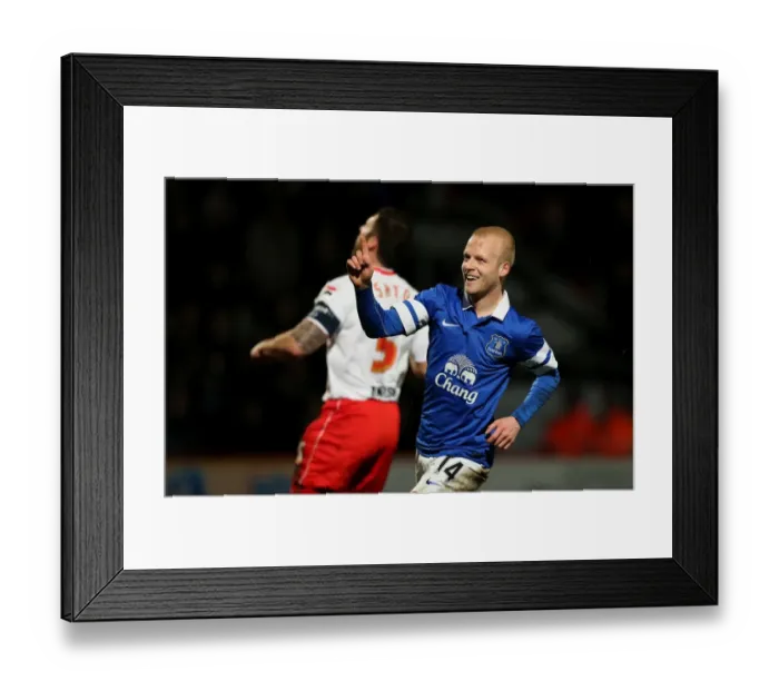 Framed Print : Steven Naismith's Double: Everton's FA Cup Victory Over Stevenage (25-01-2014) Framed Print : Steven Naismith's Double: Everton's FA Cup Victory Over Stevenage (25-01-2014)