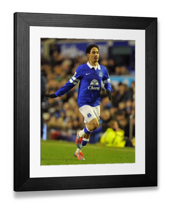 Framed Print : Steven Pienaar's Stunner: Everton's Win Against Aston Villa (01-02-2014) Framed Print : Steven Pienaar's Stunner: Everton's Win Against Aston Villa (01-02-2014)