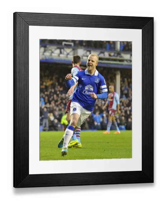 Framed Print : Naismith's Strike: Everton's Historic Goal Against Aston Villa (01-02-2014) Framed Print : Naismith's Strike: Everton's Historic Goal Against Aston Villa (01-02-2014)