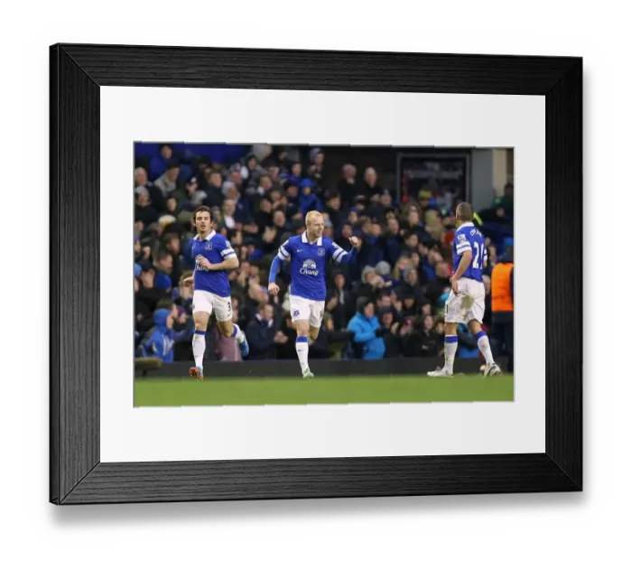 Framed Print : Steven Naismith's Stunner: Everton's First Goal in BPL Win Against Aston Villa (01-02-2014) Framed Print : Steven Naismith's Stunner: Everton's First Goal in BPL Win Against Aston Villa (01-02-2014)