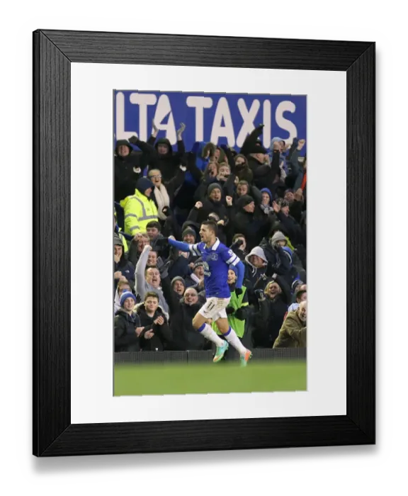 Framed Print : Mirallas's Brace: Thrilling 2-1 Everton Victory Over Aston Villa (01-02-2014, Goodison Park) Framed Print : Mirallas's Brace: Thrilling 2-1 Everton Victory Over Aston Villa (01-02-2014, Goodison Park)
