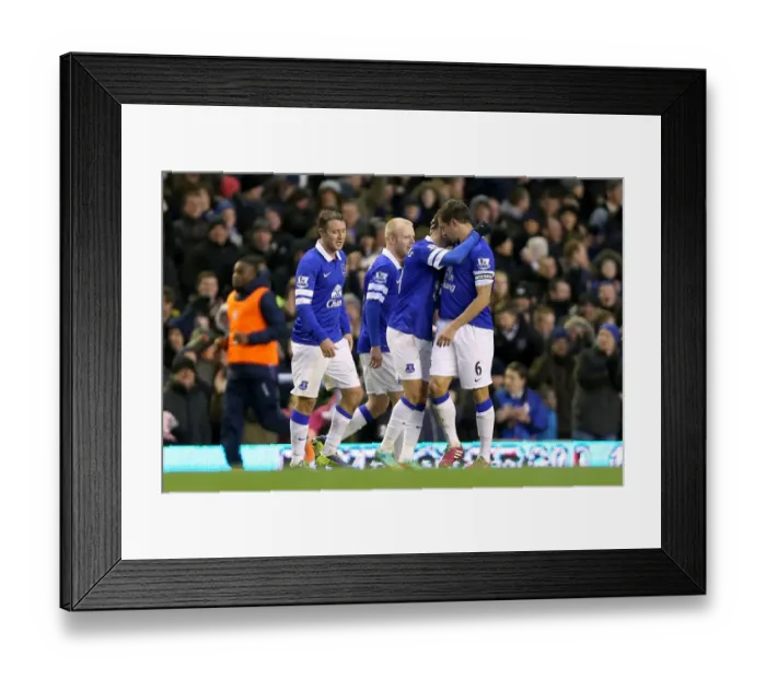 Framed Print : Mirallas Strikes Again: Everton's Second Goal vs. Aston Villa (01-02-2014, Goodison Park) Framed Print : Mirallas Strikes Again: Everton's Second Goal vs. Aston Villa (01-02-2014, Goodison Park)