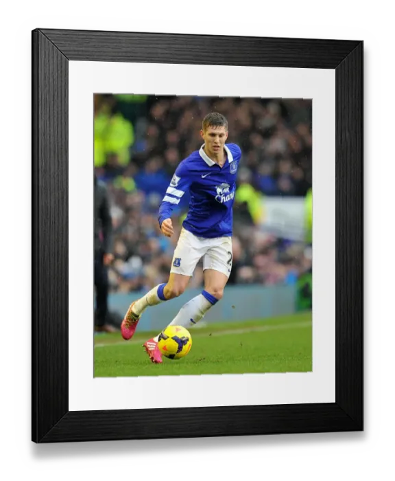 Framed Print : John Stones Header: Everton Secures Win Against Aston Villa (01-02-2014, Goodison Park) Framed Print : John Stones Header: Everton Secures Win Against Aston Villa (01-02-2014, Goodison Park)