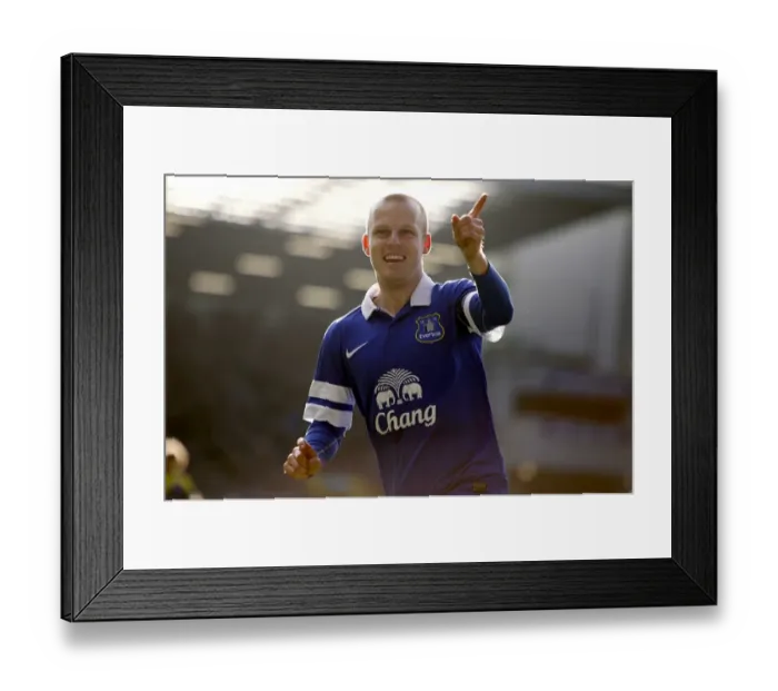 Framed Print : Everton's Steven Naismith Celebrates Second Goal in FA Cup Fifth Round Victory over Swansea City (16-02-2014) Framed Print : Everton's Steven Naismith Celebrates Second Goal in FA Cup Fifth Round Victory over Swansea City (16-02-2014)