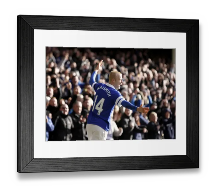 Framed Print : Everton's Steven Naismith: Double Delight in FA Cup Fifth Round Win over Swansea City (16-02-2014) Framed Print : Everton's Steven Naismith: Double Delight in FA Cup Fifth Round Win over Swansea City (16-02-2014)