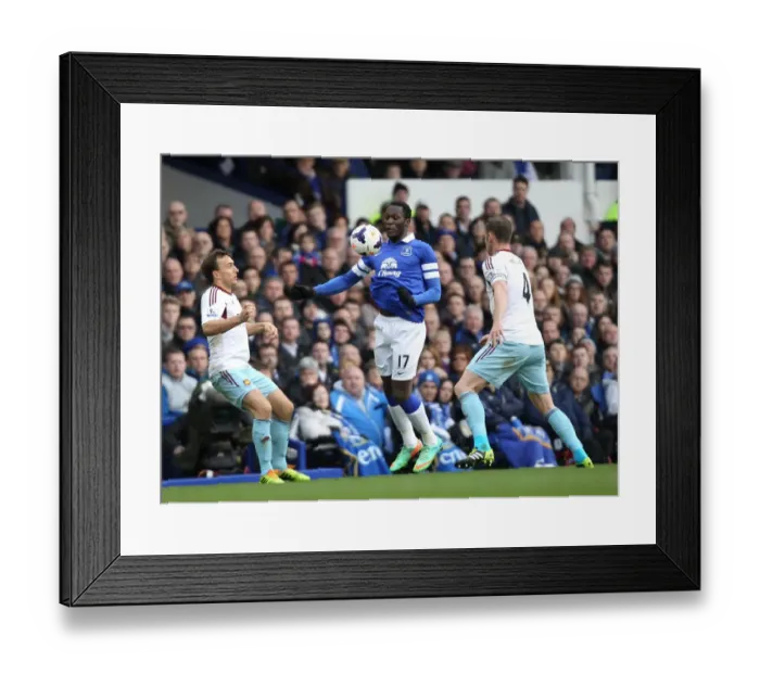 Framed Print : Lukaku's Lead: Everton's 1-0 Victory Over West Ham United in the Premier League (01-03-2014) Framed Print : Lukaku's Lead: Everton's 1-0 Victory Over West Ham United in the Premier League (01-03-2014)