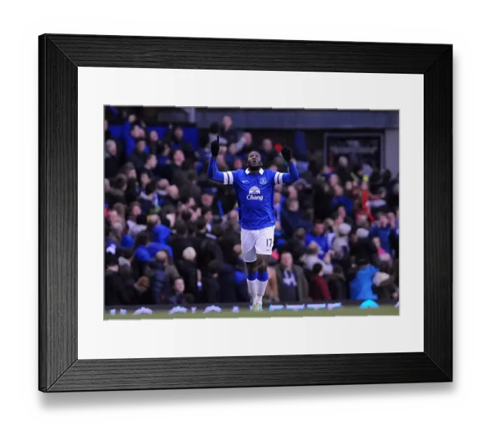 Framed Print : Romelu Lukaku's Strike: Everton's Premier League Victory Over West Ham United (01-03-2014) Framed Print : Romelu Lukaku's Strike: Everton's Premier League Victory Over West Ham United (01-03-2014)