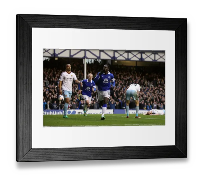 Framed Print : Romelu Lukaku's Strike: Everton's Barclays Premier League Victory Over West Ham United (01-03-2014) Framed Print : Romelu Lukaku's Strike: Everton's Barclays Premier League Victory Over West Ham United (01-03-2014)