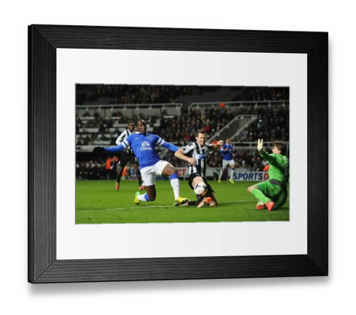 Framed Print : Romelu Lukaku's Brace: Everton Crushes Newcastle United 3-0 (St. James Park, 25-03-2014) Framed Print : Romelu Lukaku's Brace: Everton Crushes Newcastle United 3-0 (St. James Park, 25-03-2014)