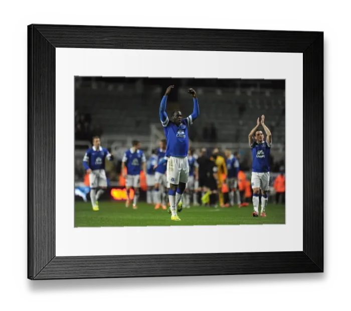 Framed Print : Everton's Triumph: Lukaku and Baines Celebrate Historic 3-0 Win Over Newcastle United (BPL, St. James Park - March 25, 2014) Framed Print : Everton's Triumph: Lukaku and Baines Celebrate Historic 3-0 Win Over Newcastle United (BPL, St. James Park - March 25, 2014)