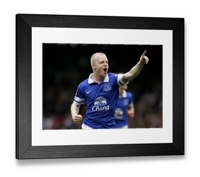 Framed Print : Naismith's Deflected Stunner: Everton's Victory Over Fulham in Premier League (30-03-2014) Framed Print : Naismith's Deflected Stunner: Everton's Victory Over Fulham in Premier League (30-03-2014)