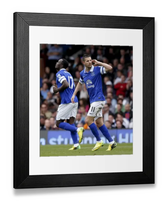 Framed Print : Mirallas Scores Everton's Second Goal: Fulham vs Everton (30-03-2014, Barclays Premier League) - 3-1 Framed Print : Mirallas Scores Everton's Second Goal: Fulham vs Everton (30-03-2014, Barclays Premier League) - 3-1