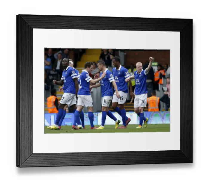 Framed Print : Steven Naismith's Hat-Trick: Everton's Triumphant 3-1 Victory over Fulham (March 30, 2014 - Craven Cottage, Barclays Premier League) Framed Print : Steven Naismith's Hat-Trick: Everton's Triumphant 3-1 Victory over Fulham (March 30, 2014 - Craven Cottage, Barclays Premier League)