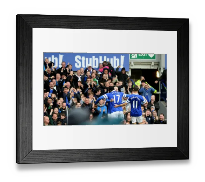 Framed Print : Everton's Steven Naismith Scores First Goal in 3-0 Victory over Arsenal at Goodison Park (Barclays Premier League, April 6, 2014) Framed Print : Everton's Steven Naismith Scores First Goal in 3-0 Victory over Arsenal at Goodison Park (Barclays Premier League, April 6, 2014)