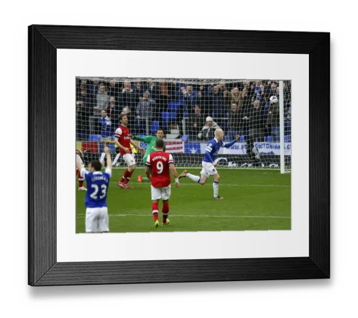 Framed Print : Naismith's Stunner: Everton's 3-0 Thriller Against Arsenal (April 6, 2014 - Goodison Park) Framed Print : Naismith's Stunner: Everton's 3-0 Thriller Against Arsenal (April 6, 2014 - Goodison Park)