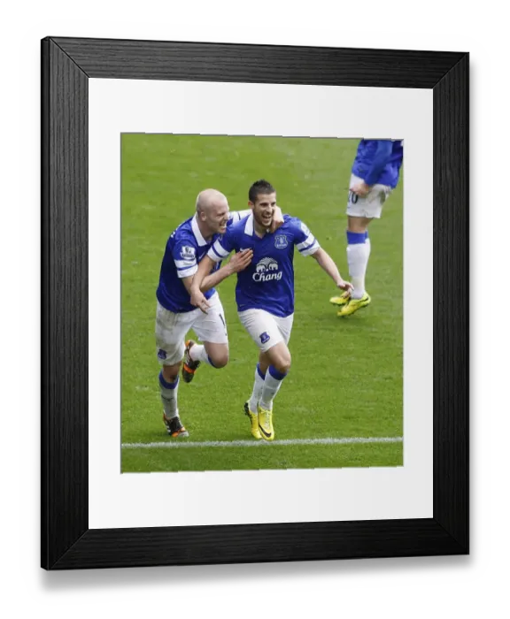 Framed Print : Triumphant Everton: Arteta's Own Goal - Mirallas & Naismith's Unforgettable Celebration (3-0) Framed Print : Triumphant Everton: Arteta's Own Goal - Mirallas & Naismith's Unforgettable Celebration (3-0)