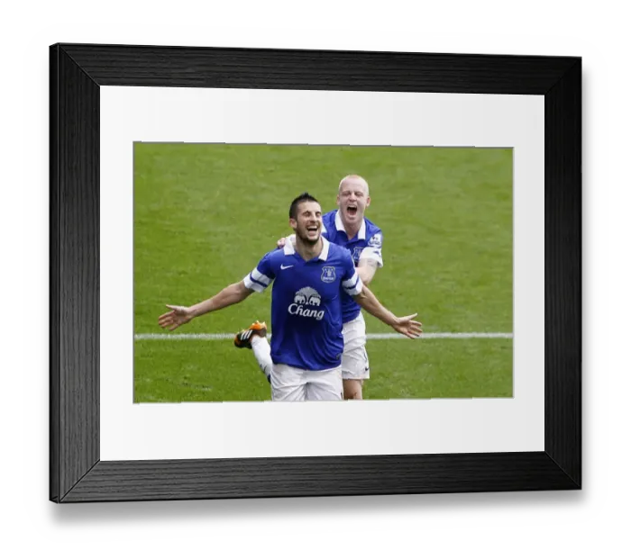 Framed Print : Triumphant Everton: Arteta's Own Goal (3-0) - Mirallas, Naismith Celebrate Framed Print : Triumphant Everton: Arteta's Own Goal (3-0) - Mirallas, Naismith Celebrate