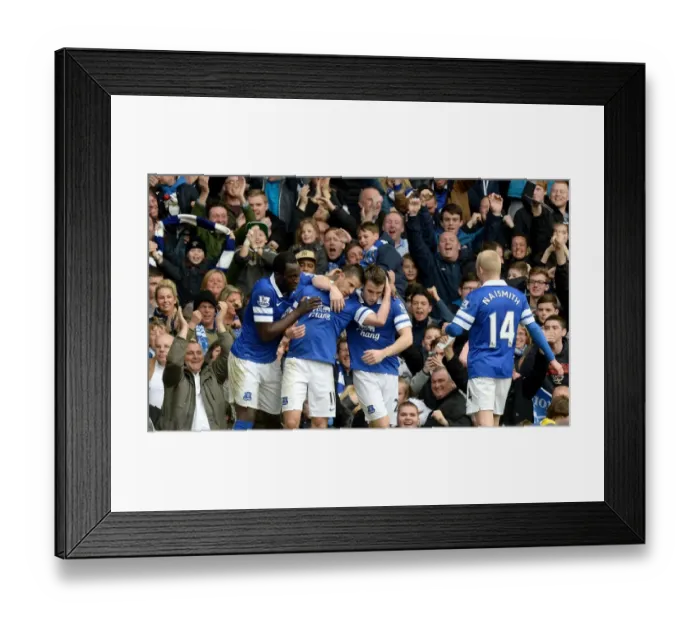 Framed Print : Mirallas's Strike: Everton's Victory Moment vs. Manchester United (April 21, 2014) Framed Print : Mirallas's Strike: Everton's Victory Moment vs. Manchester United (April 21, 2014)
