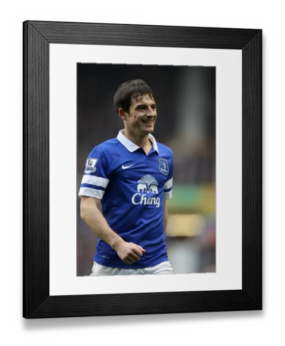 Framed Print : Leighton Baines Decisive Goal: Everton's Victory over Manchester United (21-04-2014) Framed Print : Leighton Baines Decisive Goal: Everton's Victory over Manchester United (21-04-2014)