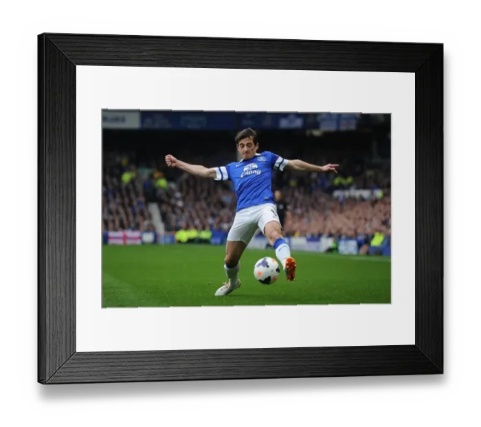 Framed Print : Leighton Baines Leadership: Everton's Triumphant 2-0 Victory over Manchester United (April 21, 2014, Barclays Premier League, Goodison Park) Framed Print : Leighton Baines Leadership: Everton's Triumphant 2-0 Victory over Manchester United (April 21, 2014, Barclays Premier League, Goodison Park)