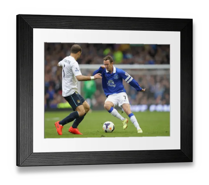 Framed Print : Barclays Premier League - Everton v Manchester City - Goodison Park