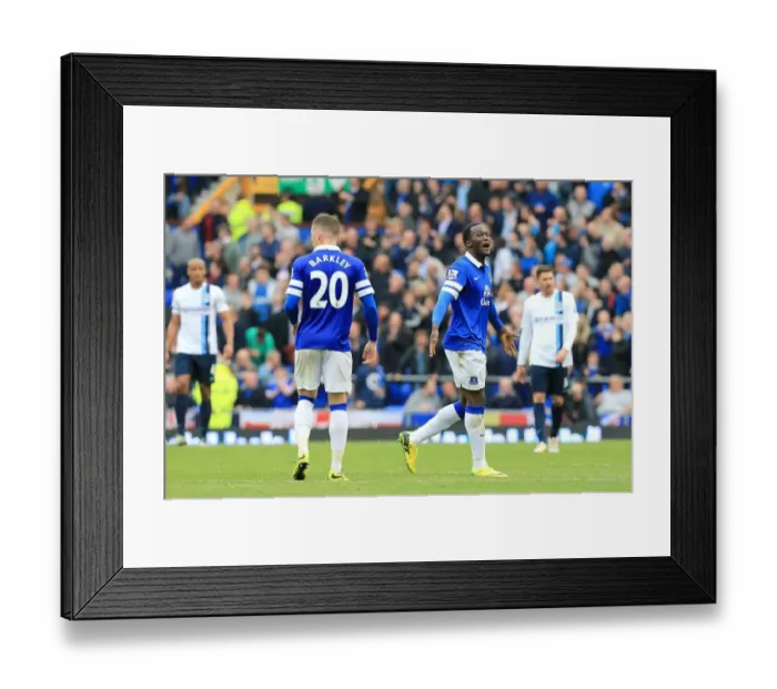 Framed Print : Lukaku's Strike: Everton 2 - Manchester City 3 (03-05-2014, Goodison Park) Framed Print : Lukaku's Strike: Everton 2 - Manchester City 3 (03-05-2014, Goodison Park)