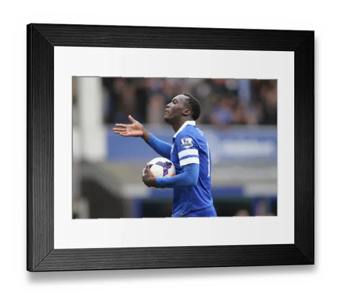 Framed Print : Lukaku's Brace: Everton vs Manchester City (03-05-2014) - A Bittersweet Moment as Everton Fall Short (3-2 in Favor of Manchester City) Framed Print : Lukaku's Brace: Everton vs Manchester City (03-05-2014) - A Bittersweet Moment as Everton Fall Short (3-2 in Favor of Manchester City)