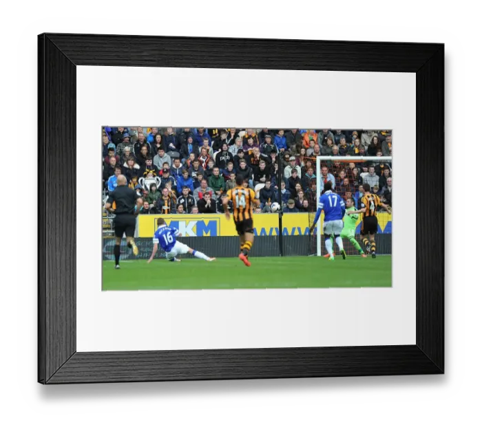 Framed Print : James McCarthy Scores Opening Goal: Everton's 2-0 Victory over Hull City (May 11, 2014, KC Stadium) Framed Print : James McCarthy Scores Opening Goal: Everton's 2-0 Victory over Hull City (May 11, 2014, KC Stadium)