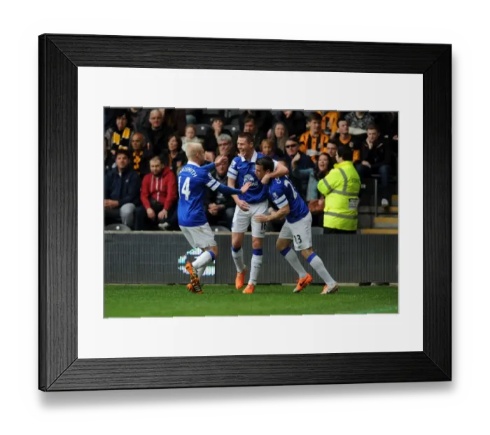 Framed Print : Everton's McCarthy Scores First Goal in 2-0 Win over Hull City (Barclays Premier League, May 11, 2014) Framed Print : Everton's McCarthy Scores First Goal in 2-0 Win over Hull City (Barclays Premier League, May 11, 2014)