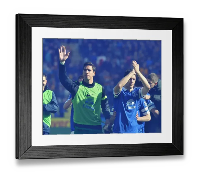 Framed Print : Everton's Glory: Barry and Robles Celebrate with Fans (Hull City 0-2 Everton, May 2014) Framed Print : Everton's Glory: Barry and Robles Celebrate with Fans (Hull City 0-2 Everton, May 2014)