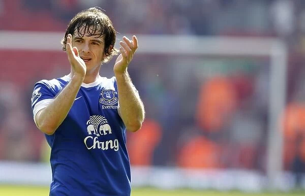 0-0 Stalemate at Anfield: Leighton Baines in Action for Everton vs. Liverpool (May 5, 2013)
