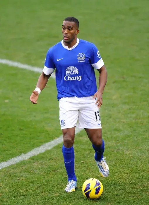 Framed Print : 0-0 Stalemate at Goodison Park: Sylvain Distin's Defensive Battle against Swansea City (Everton vs Swansea City, January 12, 2013) Framed Print : 0-0 Stalemate at Goodison Park: Sylvain Distin's Defensive Battle against Swansea City (Everton vs Swansea City, January 12, 2013)