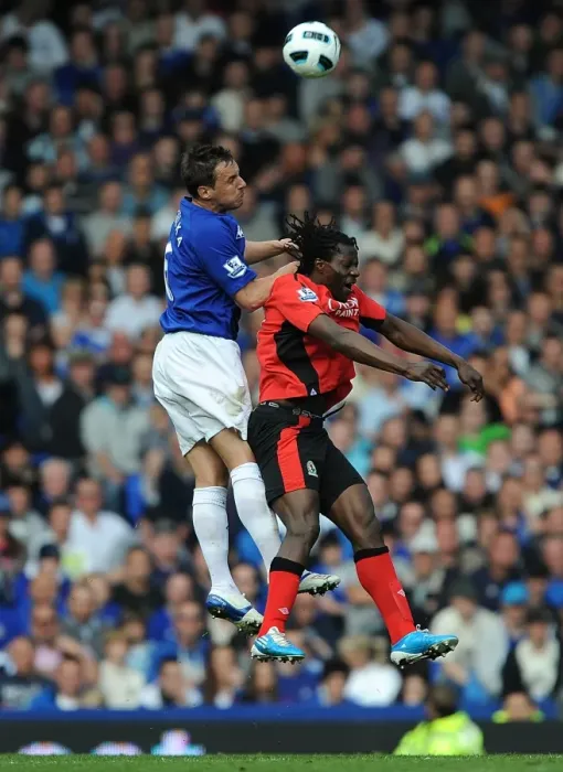 Framed Print : Aerial Battle at Goodison Park: Jagielka vs Mwaruwari (Everton vs Blackburn Rovers, BPL, 16 April 2011) Framed Print : Aerial Battle at Goodison Park: Jagielka vs Mwaruwari (Everton vs Blackburn Rovers, BPL, 16 April 2011)