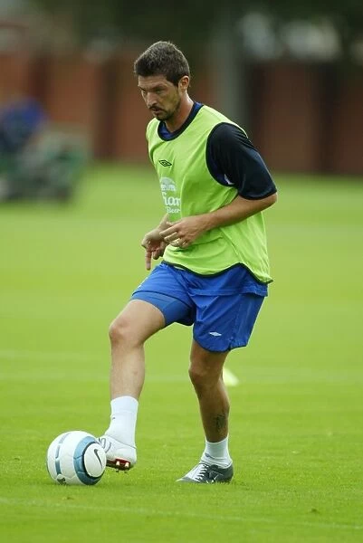 Alessandro Pistone at Everton Training, Bellefield (Staff Member)