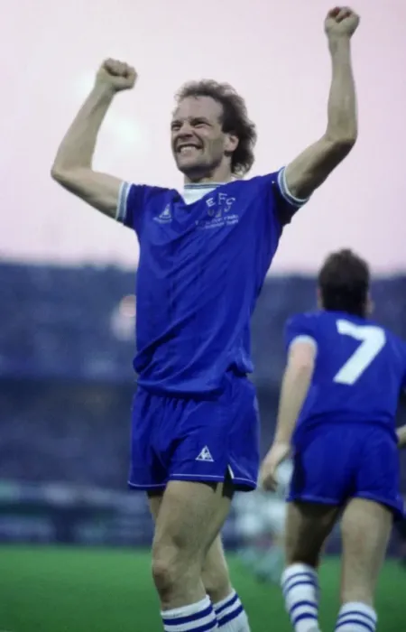 Framed Print : Andy Gray's Historic Goal: Everton's EUFA Winners Cup Triumph over Rapid Vienna (1985) Framed Print : Andy Gray's Historic Goal: Everton's EUFA Winners Cup Triumph over Rapid Vienna (1985)