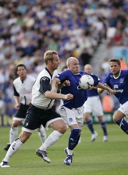 Andy Johnson in action at Deepdale - Everton Mandatory Credit: Action Images  /  Lee Smith