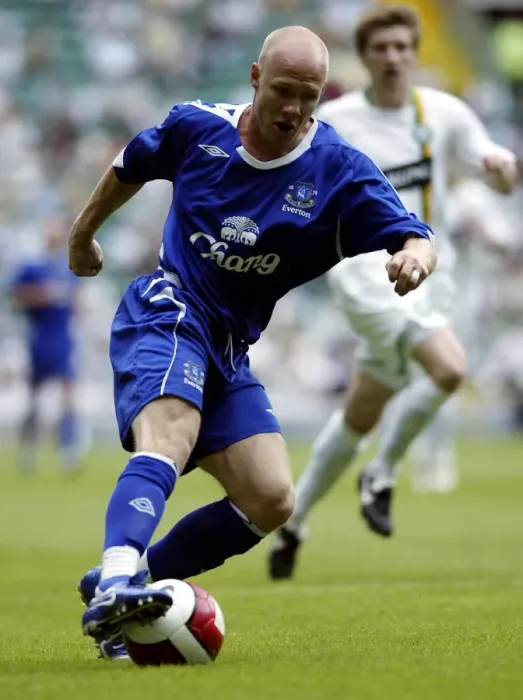 Framed Print : Andy Johnson in Action for Everton Football Club Framed Print : Andy Johnson in Action for Everton Football Club
