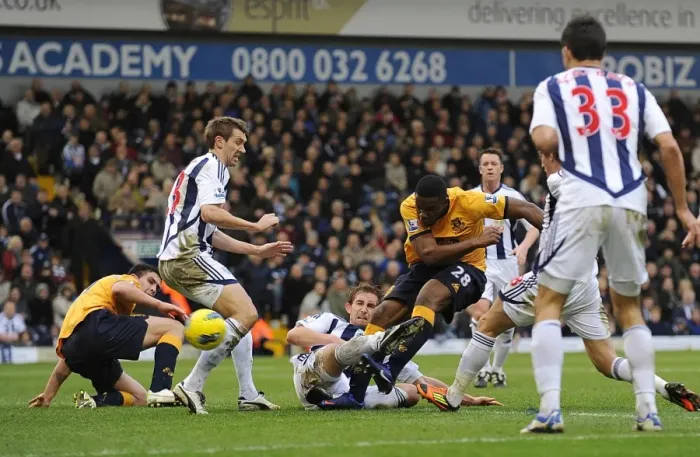 Framed Print : Anichebe Scores the Opener: Everton's Premier League Win at West Bromwich Albion (01.01.2012) Framed Print : Anichebe Scores the Opener: Everton's Premier League Win at West Bromwich Albion (01.01.2012)
